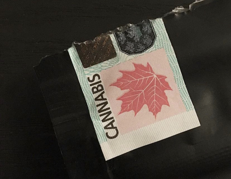 Cannabis excise tax stamp