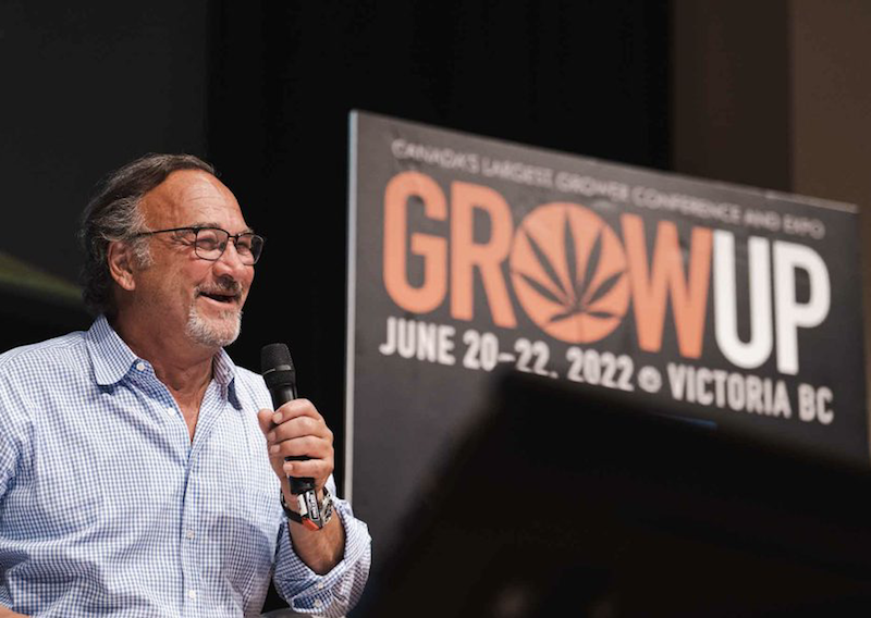 Jim Belushi speaking at the Grow Up Conference